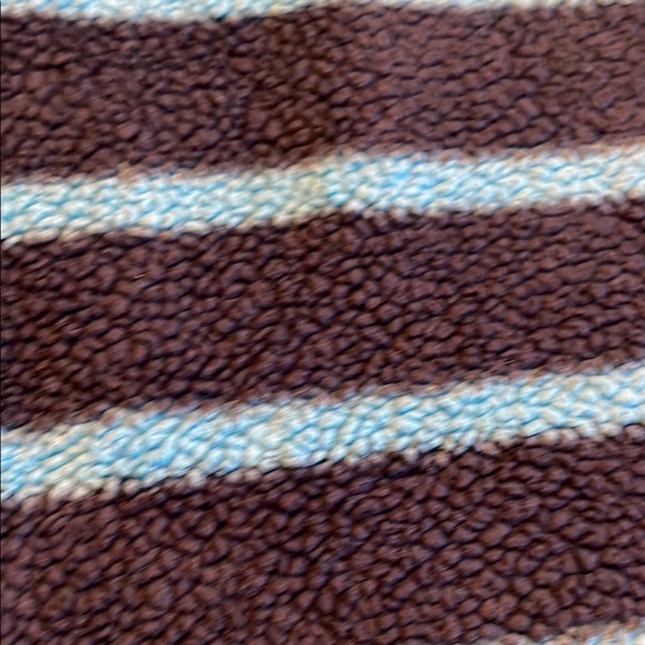 Hanna Andersson Blue Striped Sherpa Sweatshirt youth size 10 soft & cozy - Picture 7 of 10